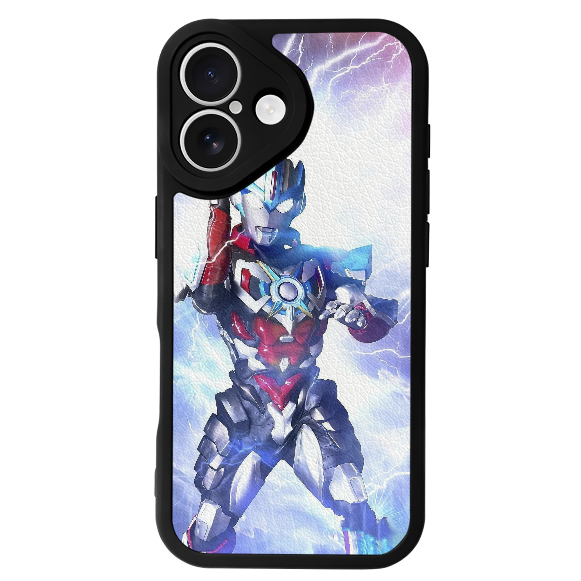 （画像用） ウルトラマン Ultraman 【iPhone 16シリーズ対応】シリコンスマホケース（レザー調） 材質：シリコン